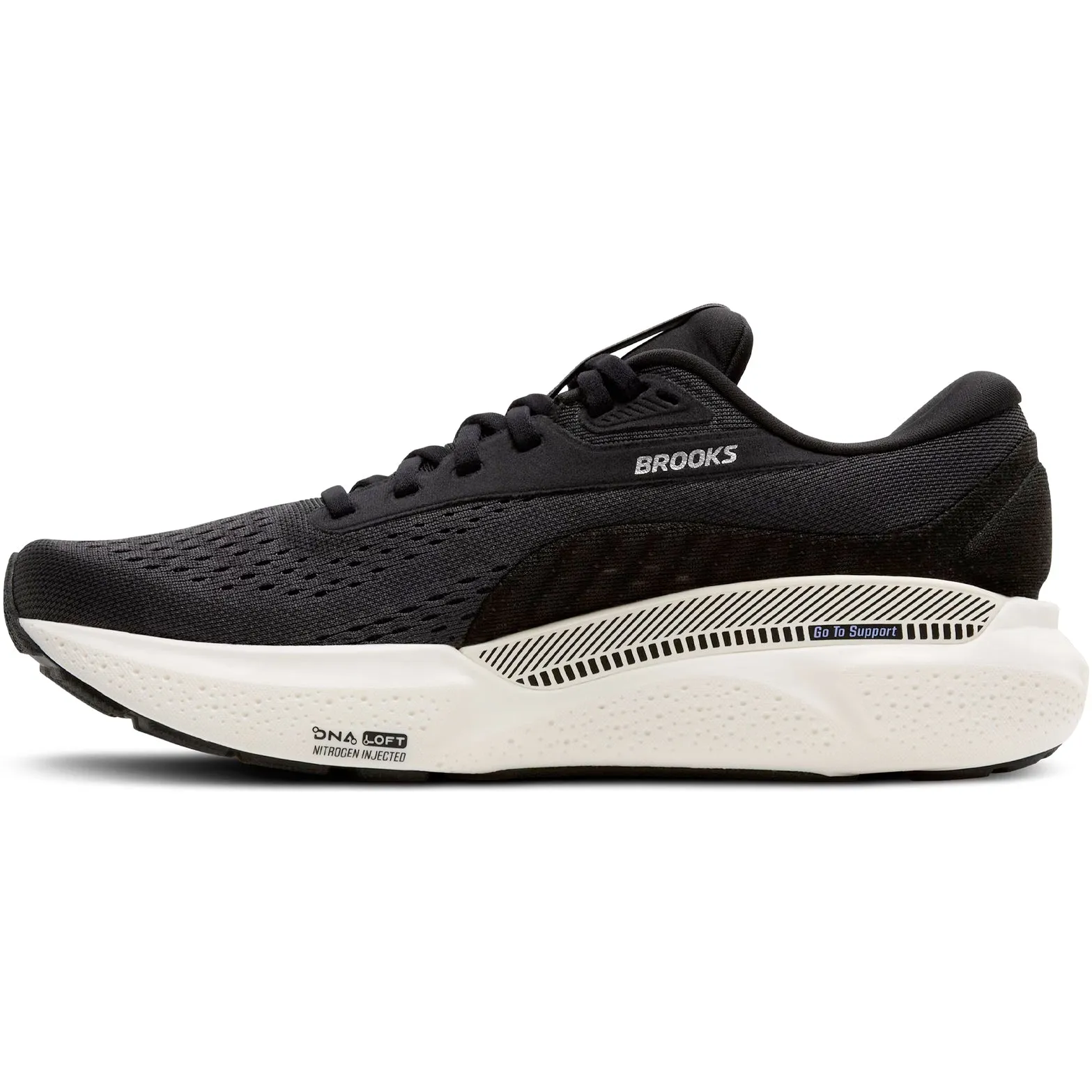 Versatile Performance running with a group Women's Adrenaline GTS 24 Running Shoes Ebony / Blue Heron / Silver