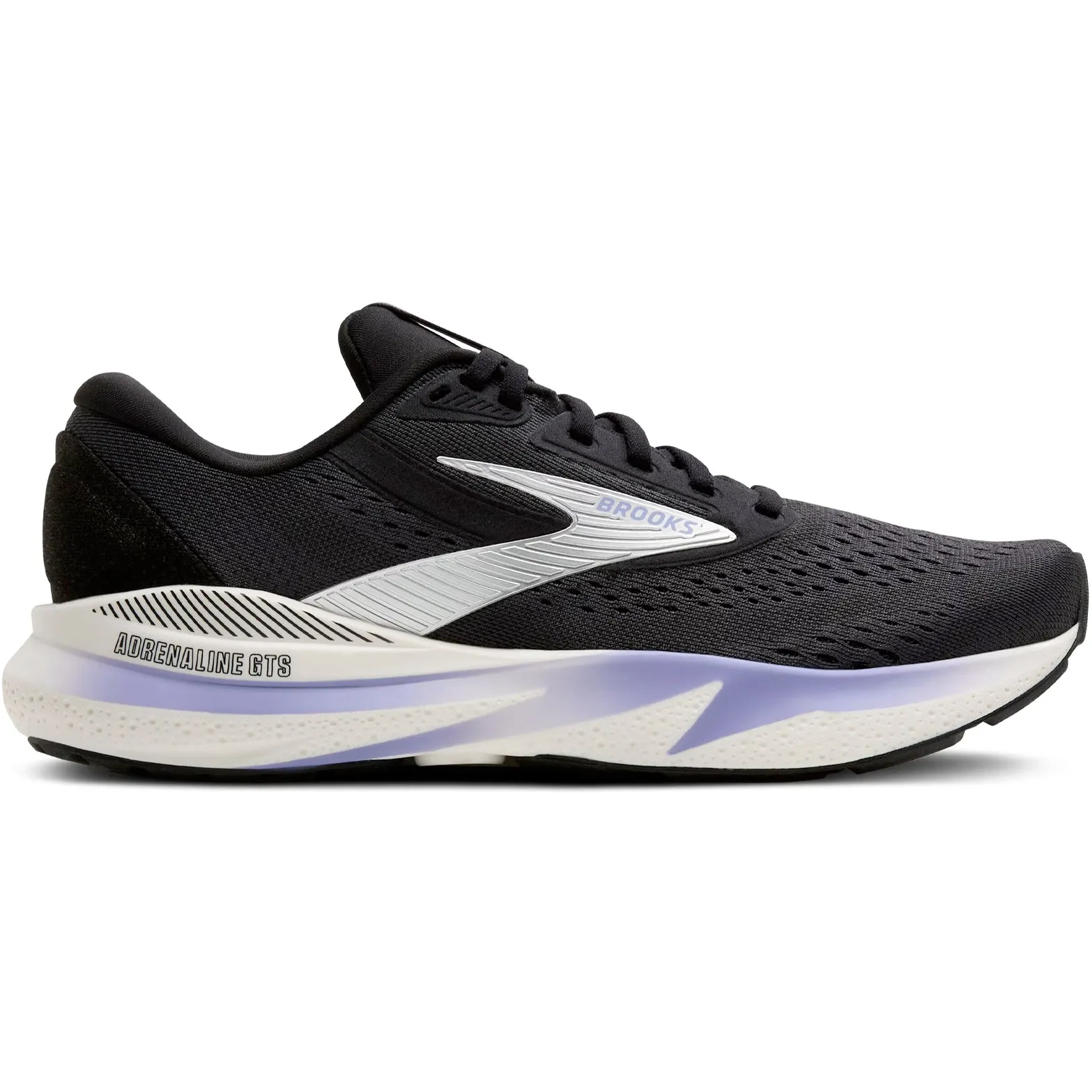 Turbulence Reduction Design Women's Adrenaline GTS 24 Running Shoes Ebony / Blue Heron / Silver