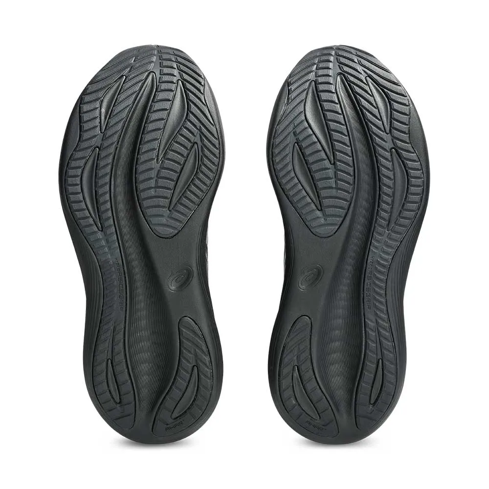 Hilly terrain adaptability Women's Gel-Nimbus 27 Running Shoe - Black/Graphite Grey - Regular (B)