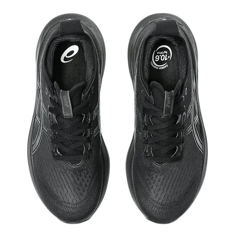 Women's Gel-Nimbus 27 Running Shoes Black / Graphite Grey Zero Drop Running cross - country - specific shoes