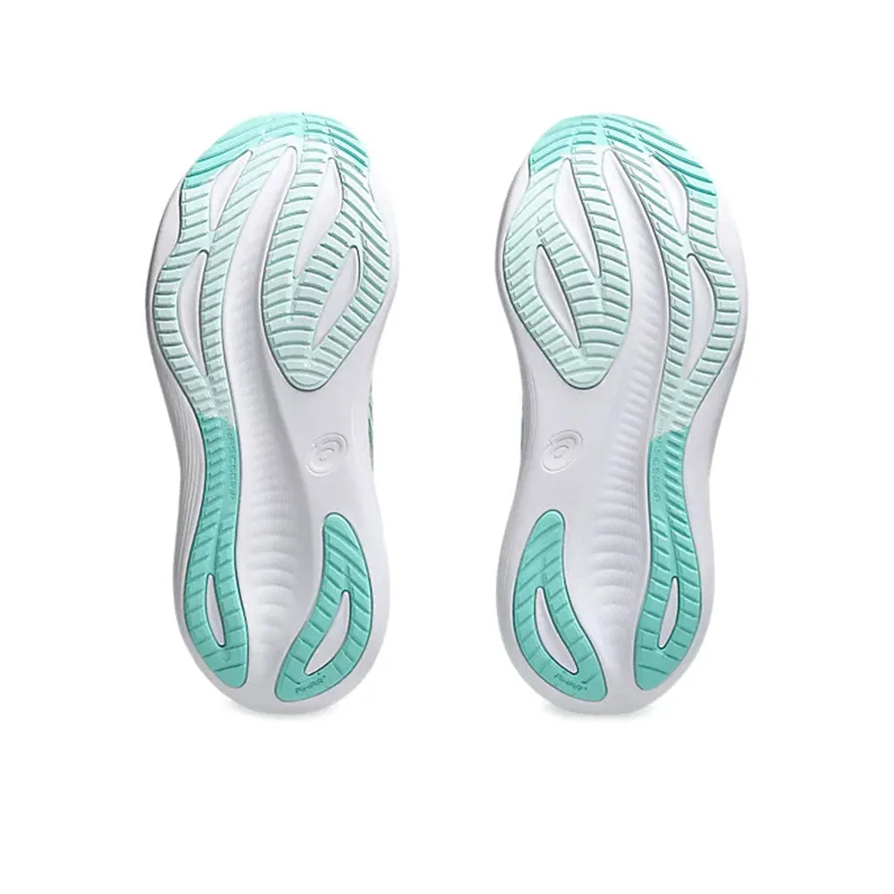 W Gel-Nimbus 27 (D) - Piedmont Grey/Illuminate Mint Double Stitch Technology senior athletic shoes