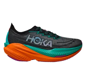 single - density sole shoes Seamless Knit Fabrication Women??s Mach X 2 (BCQ - Black/Electric Aqua)