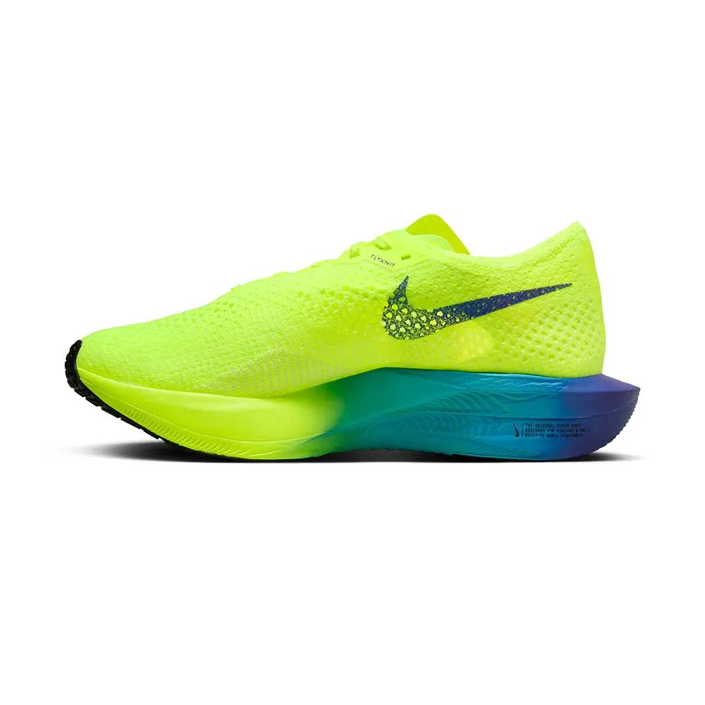 Multi Density Rollbar System Women's Vaporfly 3 Running Shoe - Volt/Dusty Cactus/Total Orange/Concord - Regular (B)
