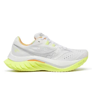 Saucony Endorphin Speed 4 (Womens) - White/Sunny minimalist running Long Distance Comfort