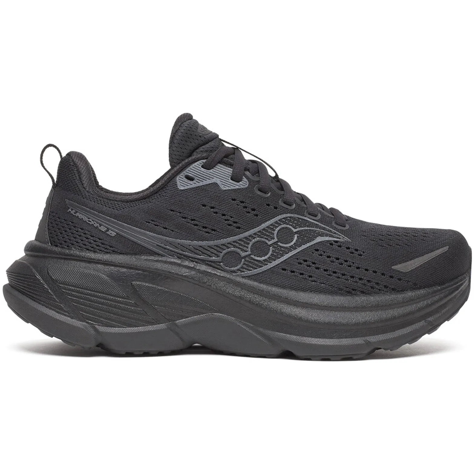 Women's Hurricane 25 Running Shoes Triple Black travel - shoes