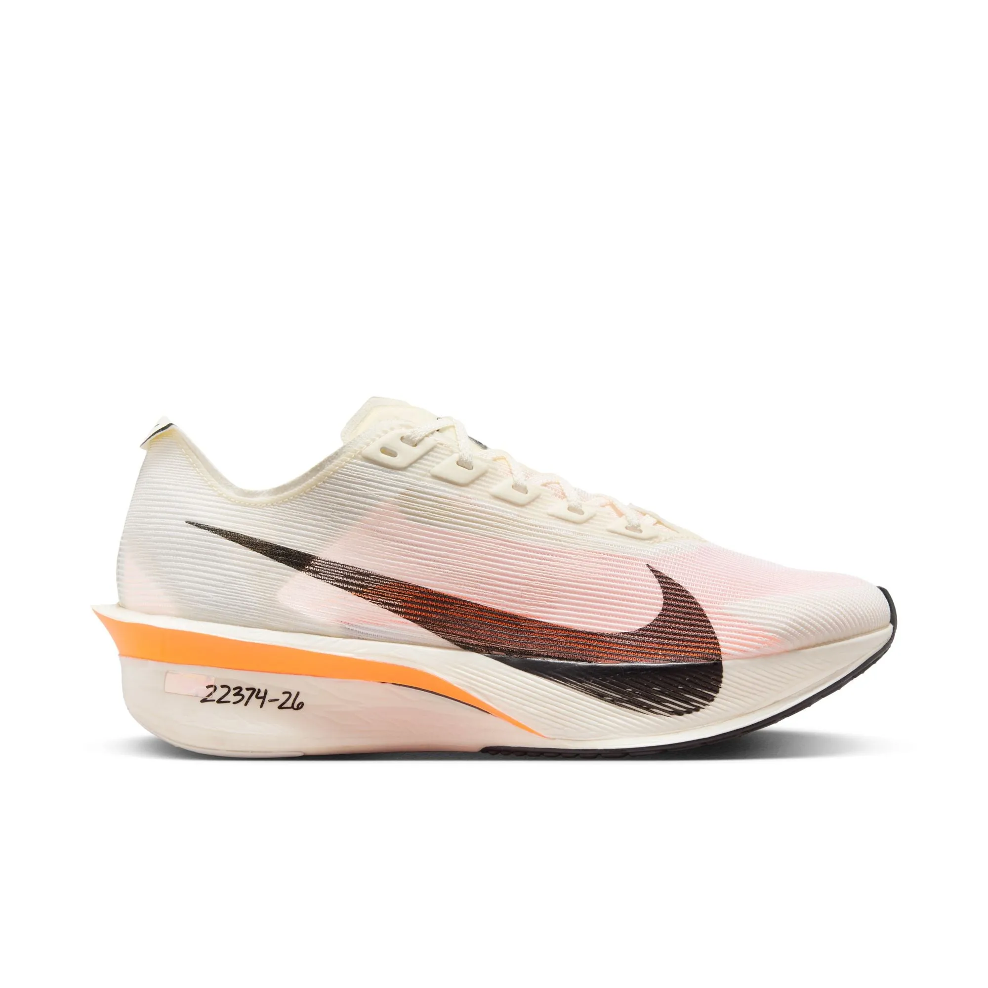 pom - pom - decorated running shoes fitness competition Women??s Vaporfly 4 Proto (100 - Sail/Black-Total Orange-White)