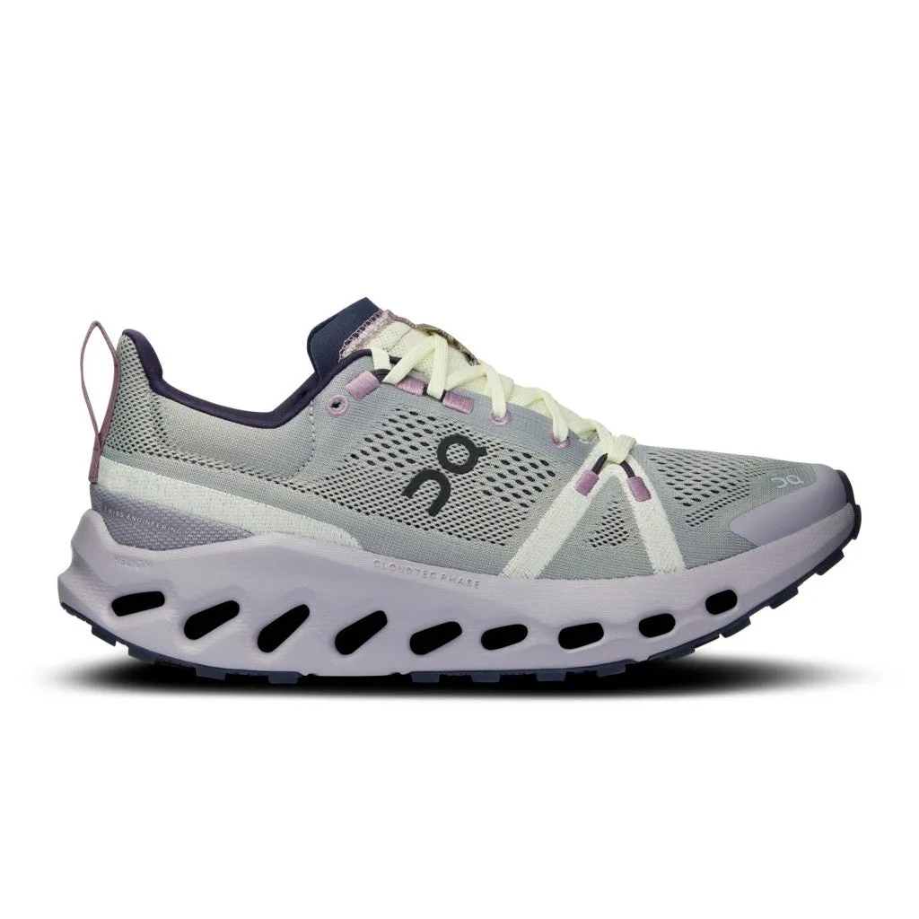 On Running Cloudsurfer Trail (Womens) - Seeding/Lilac trail exploration sneakers Reinforced Toe Guard