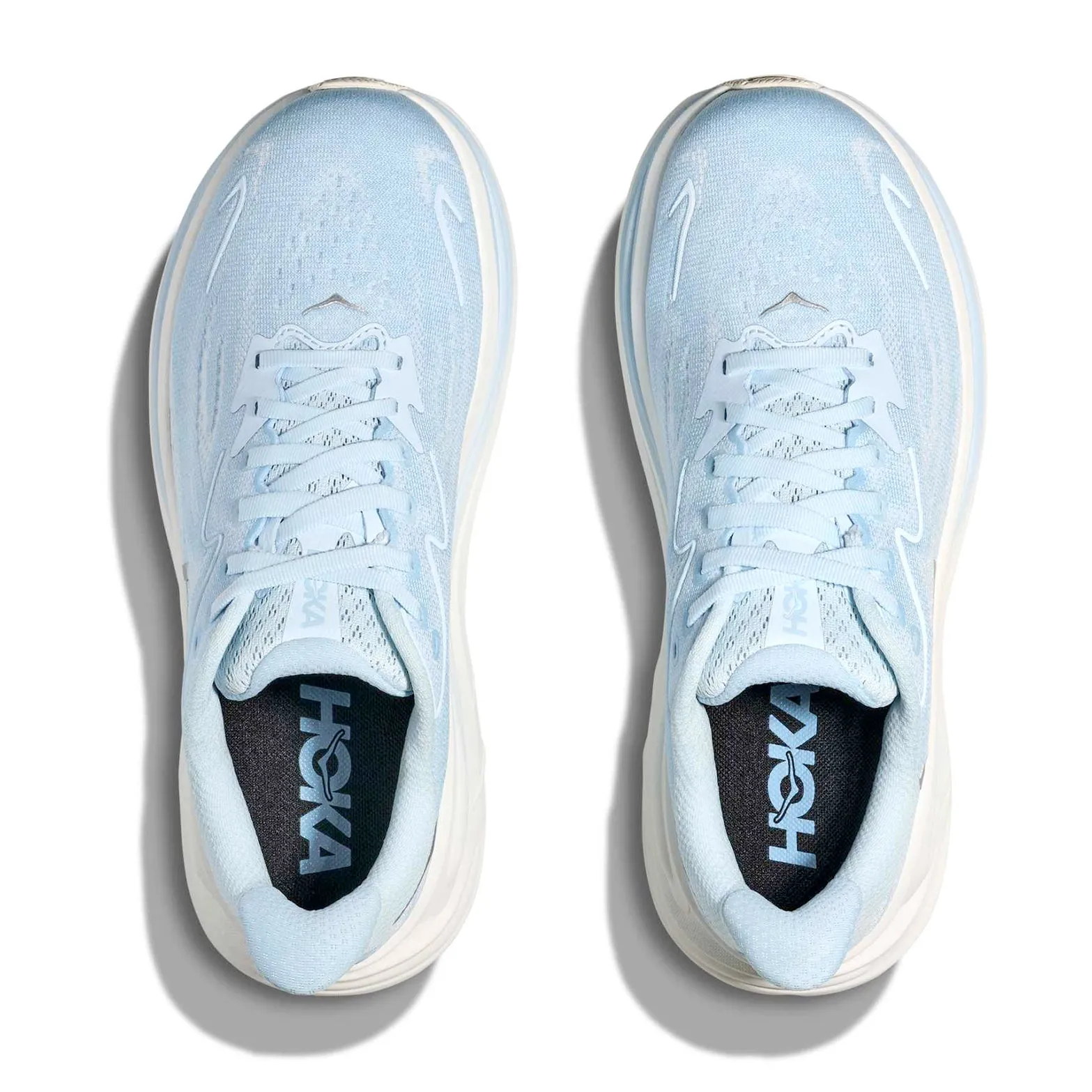 Women's Clifton 10 Running Shoes Glacier Blue / Silver narrow - width options shoes