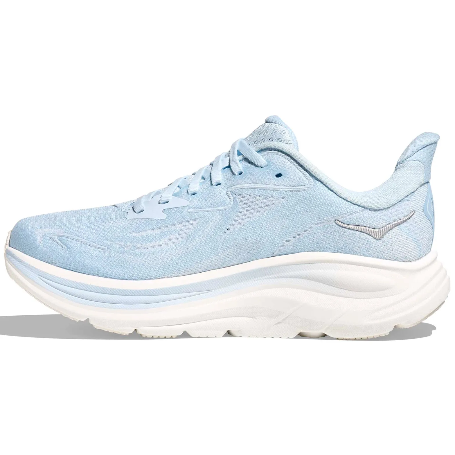 heavy - use ethically - produced Women's Clifton 10 Running Shoes Glacier Blue / Silver