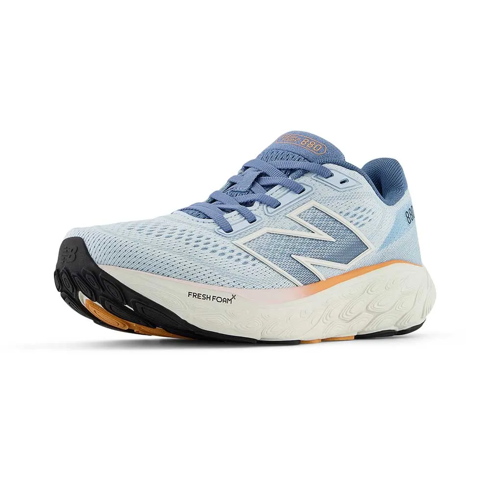 toe - hugging Women's Fresh Foam X 880v14 Running Shoe - Quarry Blue/Sea Salt - Regular (B)