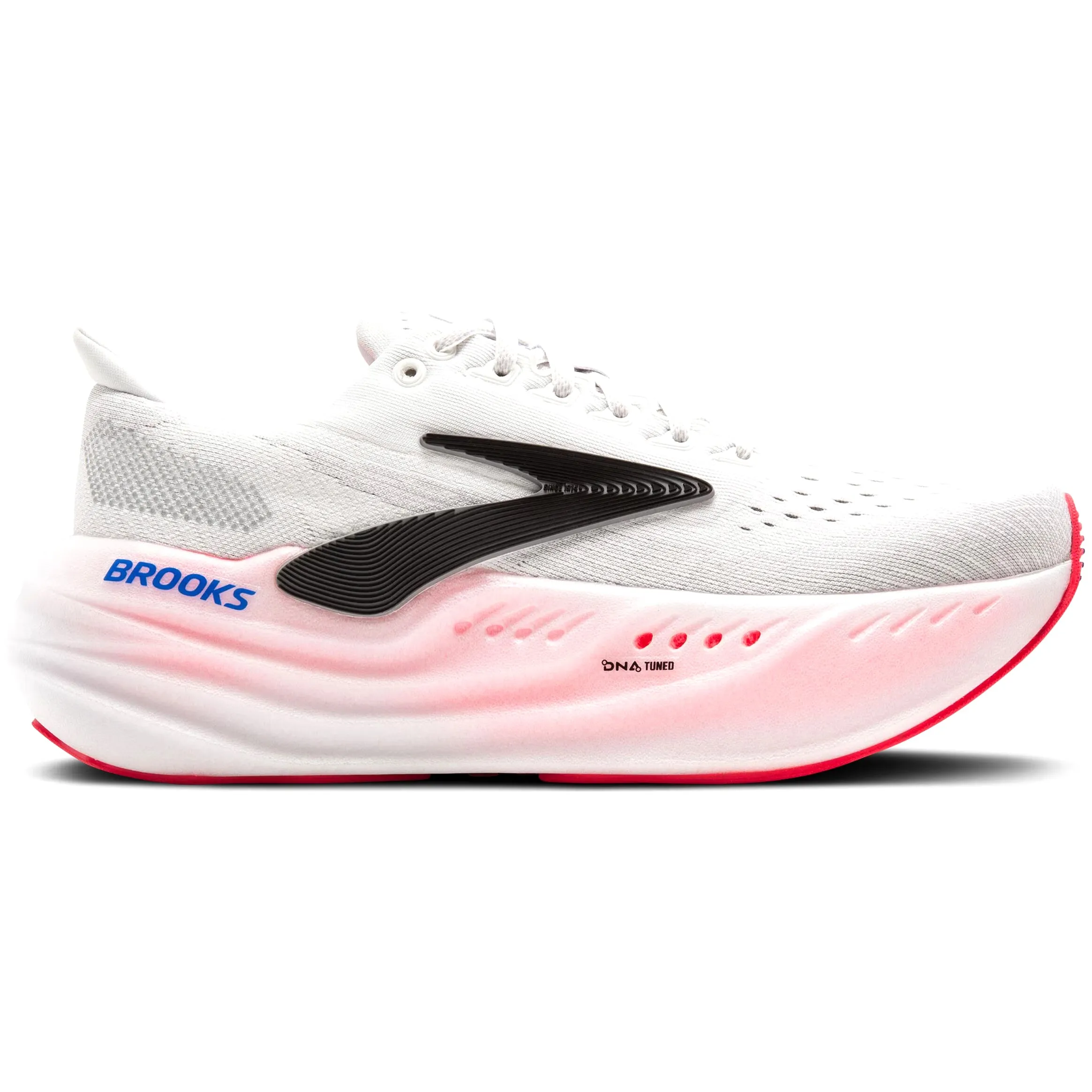 Brooks Women's Glycerin Max Running Shoes White / Black / Diva Pink SyntheticUpper