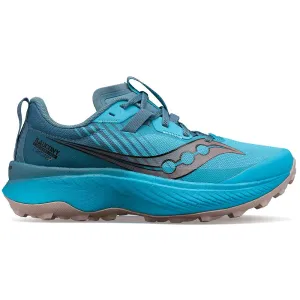 Women's Endorphin Edge Trail Shoe- Ocean/Loam- Regular (B) Adaptive Flex System track runner shoes