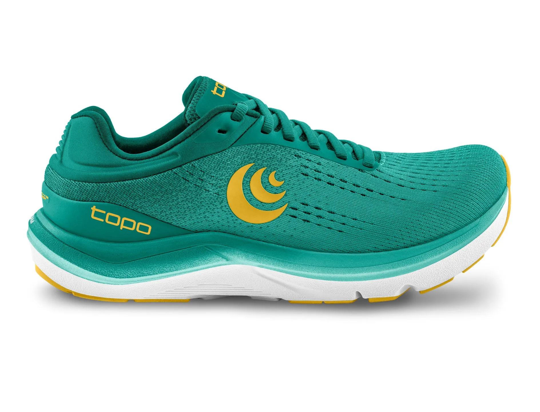 Topo Athletic | Magnifly 5 | Women's | Teal/Gold Foam Injection Molding
