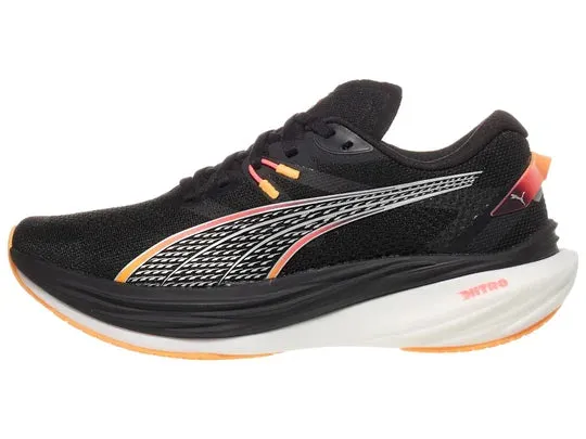 PUMA | Deviate Nitro 3 | Women's | Puma Black/Sunset Glow/Sun Stream urban running shoes trail - running