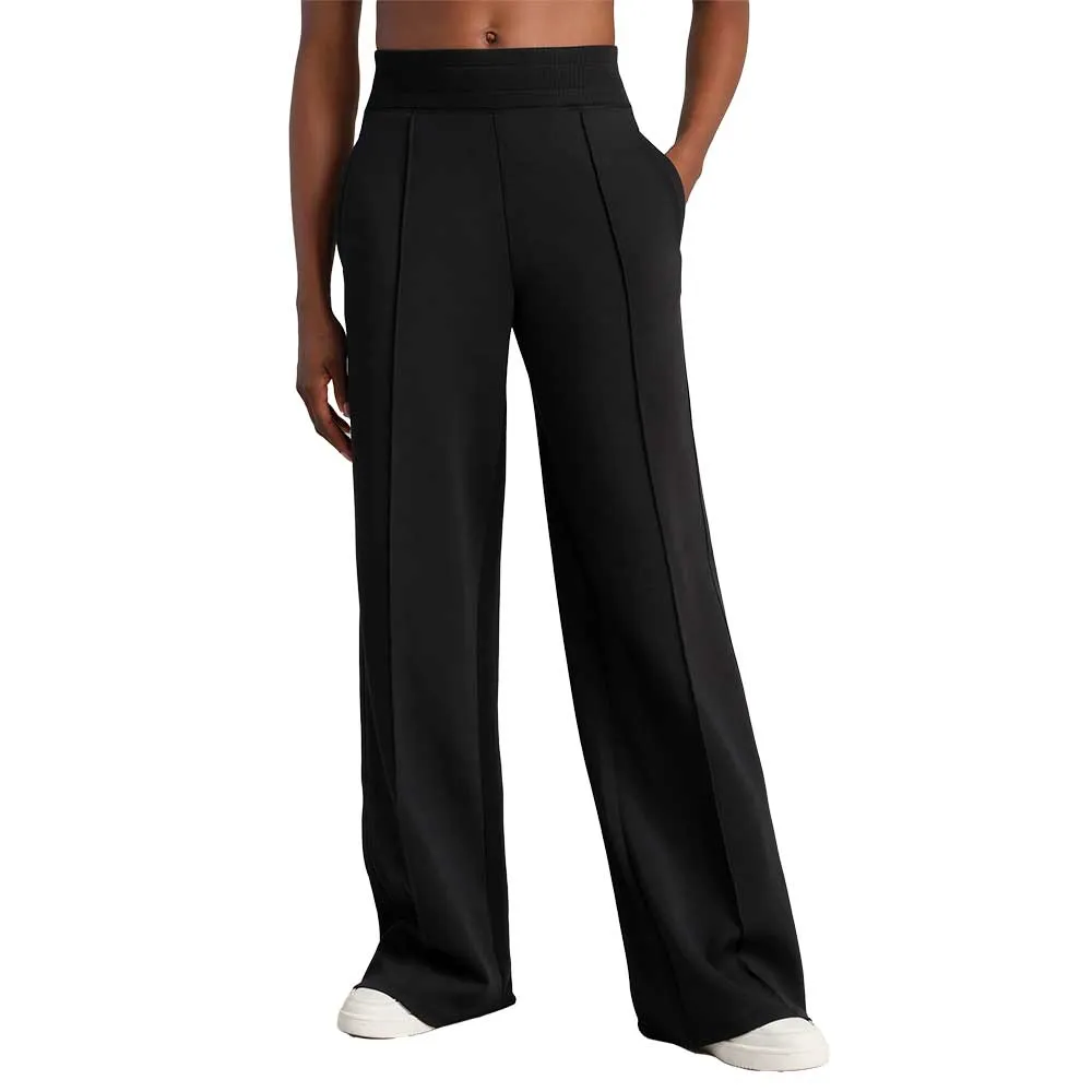 Women's DreamGlow Trouser - Pure Black Heather Chic Comfort Wear Comfort Joggers