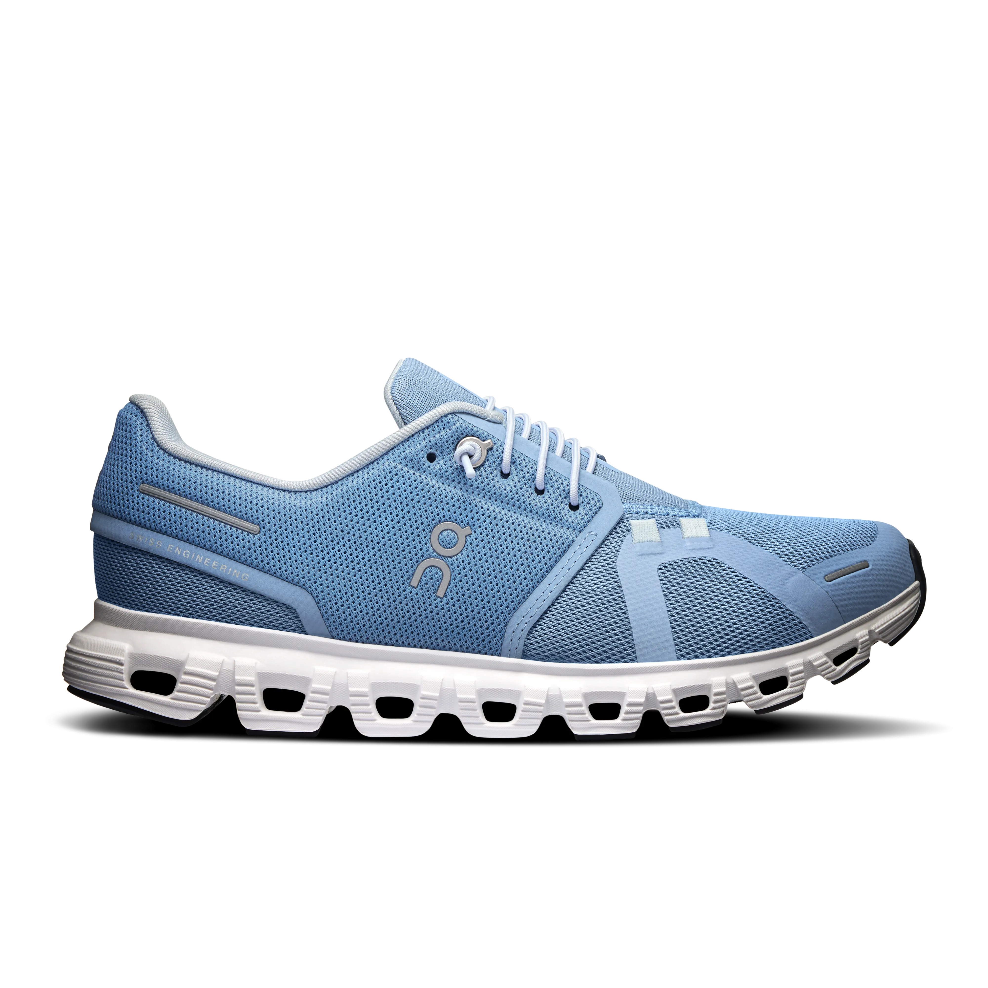 Women's Cloud 6 (Chambray/White) daily - runner Soft Lining Fabric