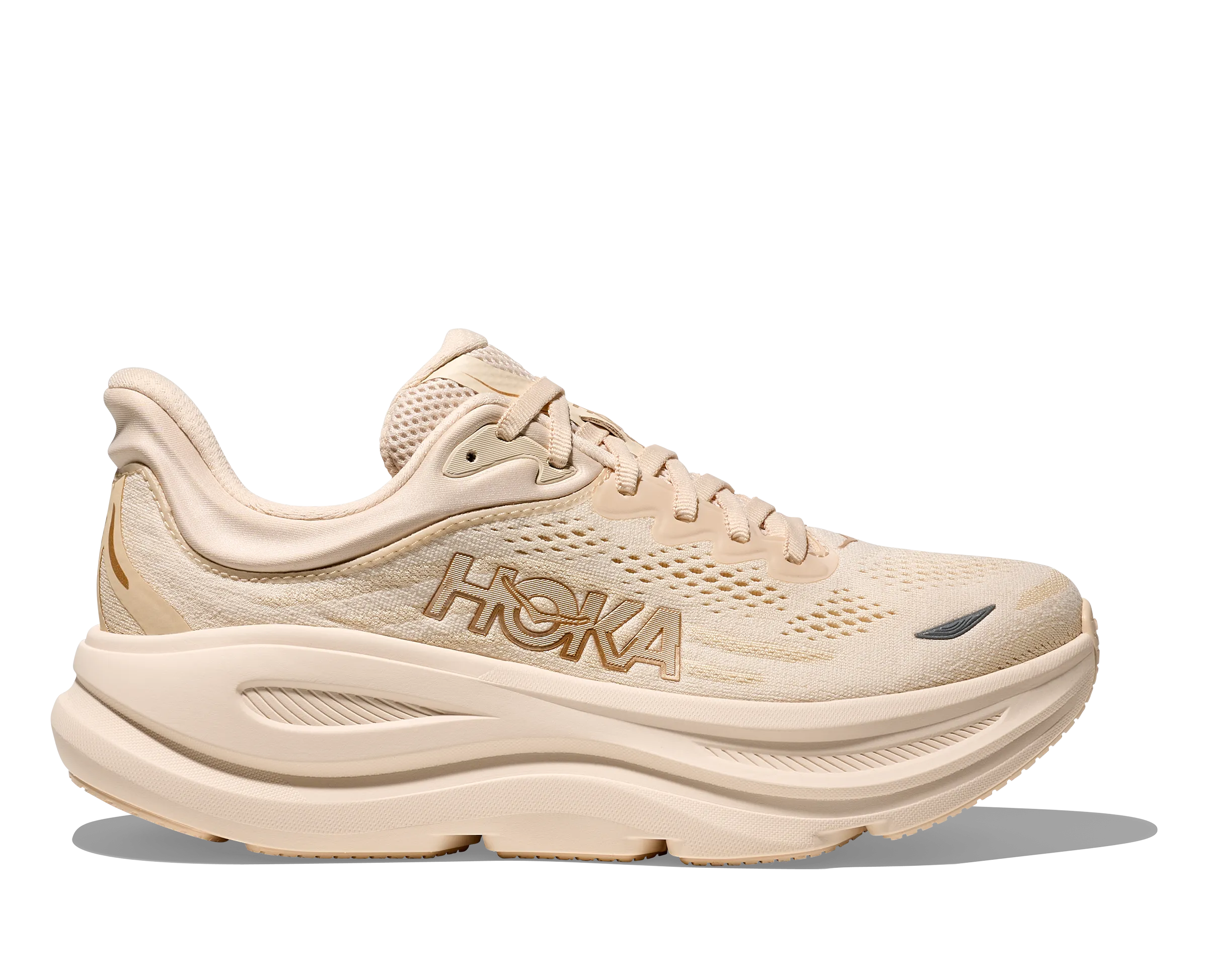 running sneakers Women's Bondi 9 WIDE (VCH - Vanilla/Birch)