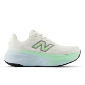Vibration Damping Core Streamlined Design Women's Fresh Foam X More v6 (LD - Sea Salt/Lab Green/Frosted Glass)
