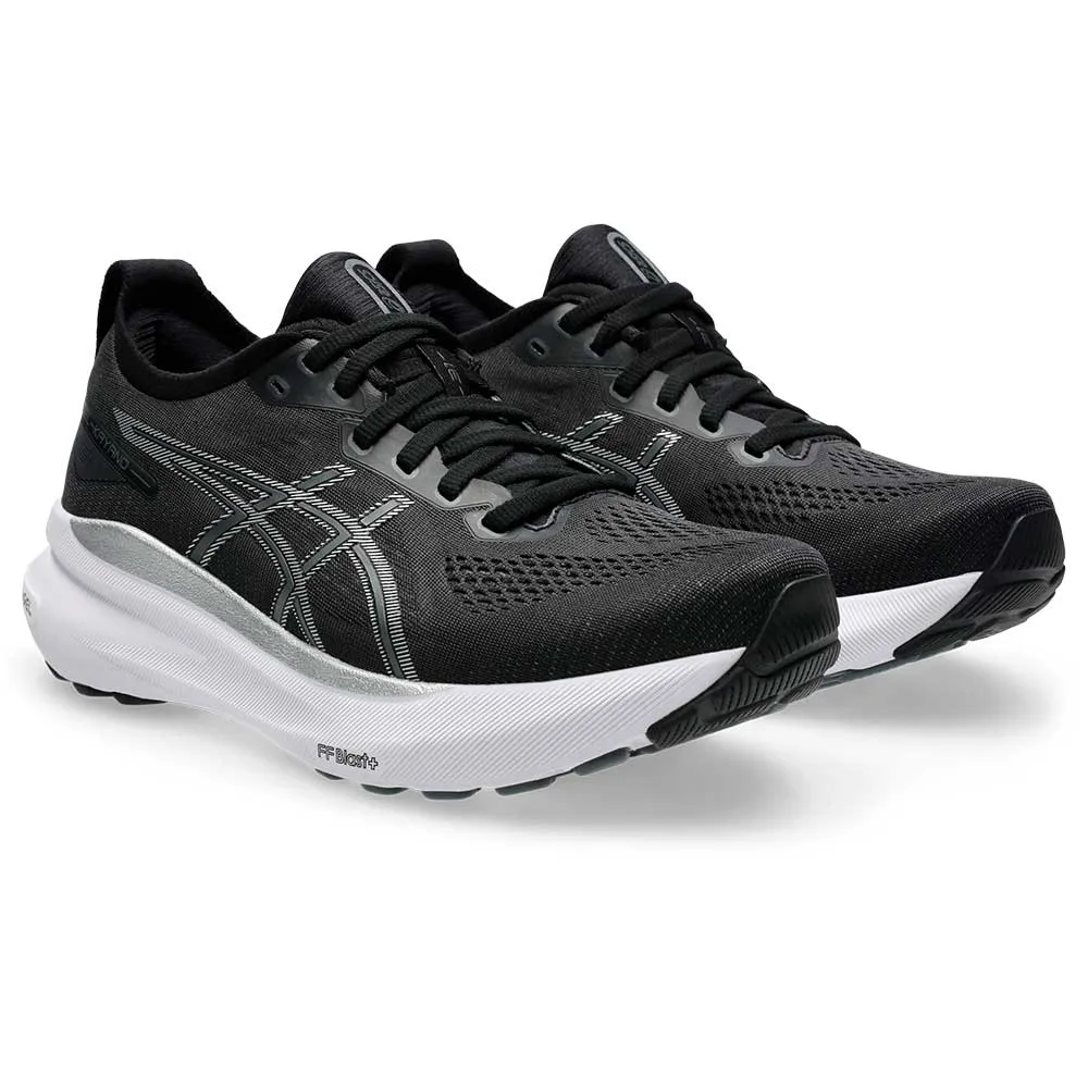 Women's Gel-Kayano 31 Running Shoe - Black/Pure Silver - Regular (B) Variable Lugs