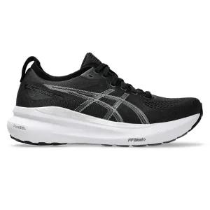 Women's Gel-Kayano 31 Running Shoe - Black/Pure Silver - Regular (B) luxury running option