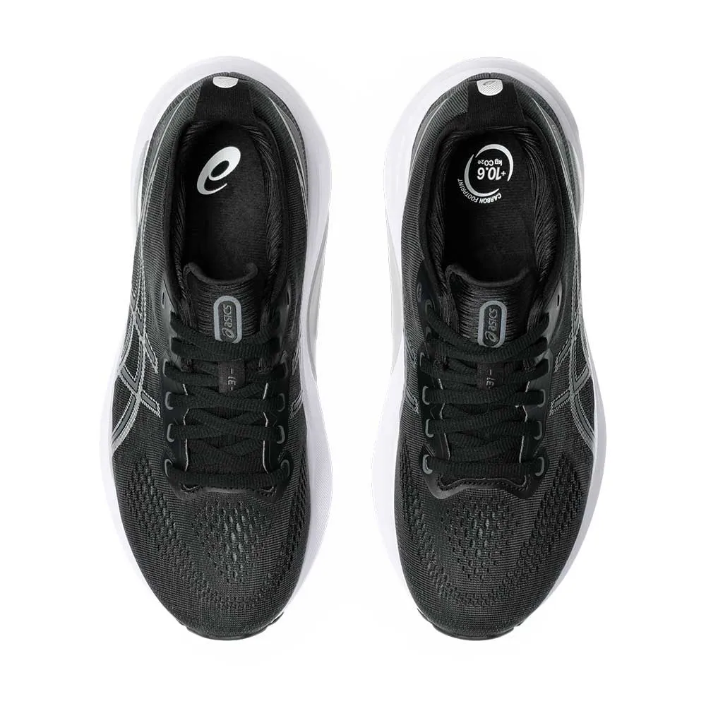 Women's Gel-Kayano 31 Running Shoe - Black/Pure Silver - Regular (B) seasonal shoes