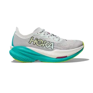 Women's Mach X2 Running Shoe - Frost/Electric Aqua - Regular (B) hook - and - loop closure