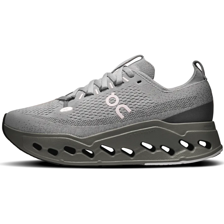 Women's Cloudsurfer Max Running Shoes Alloy / Asphalt Breathable Knit Upper