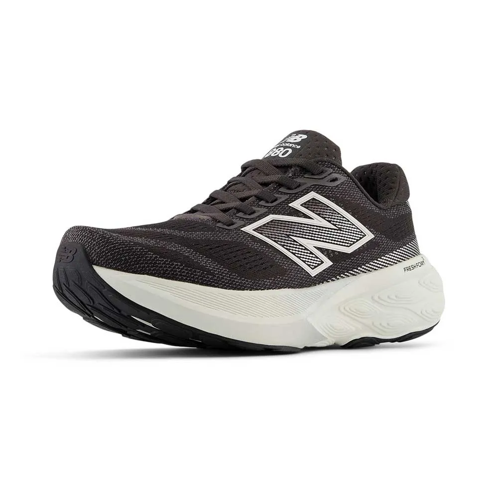 Proprioceptive Feedback solo running Women's Fresh Foam X 880v15 Running Shoe - Black Cement/Sea Salt - Extra Wide (2E)