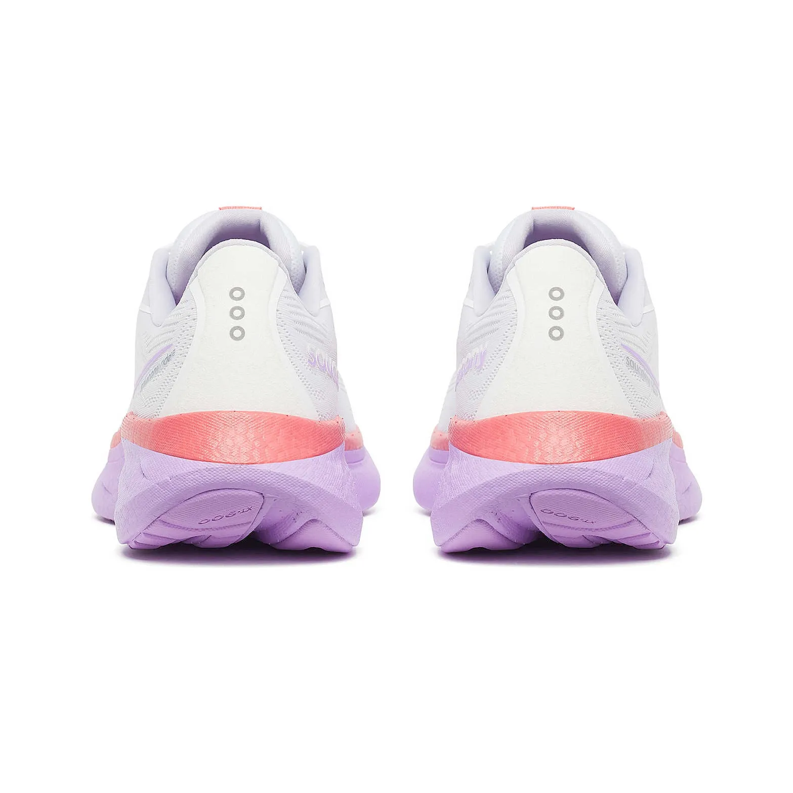 Responsive Propulsion Plate Women's Ride 18 Running Shoes White / Coral