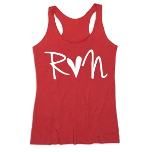 Women's Everyday Tank Top - Run Heart aluminum body