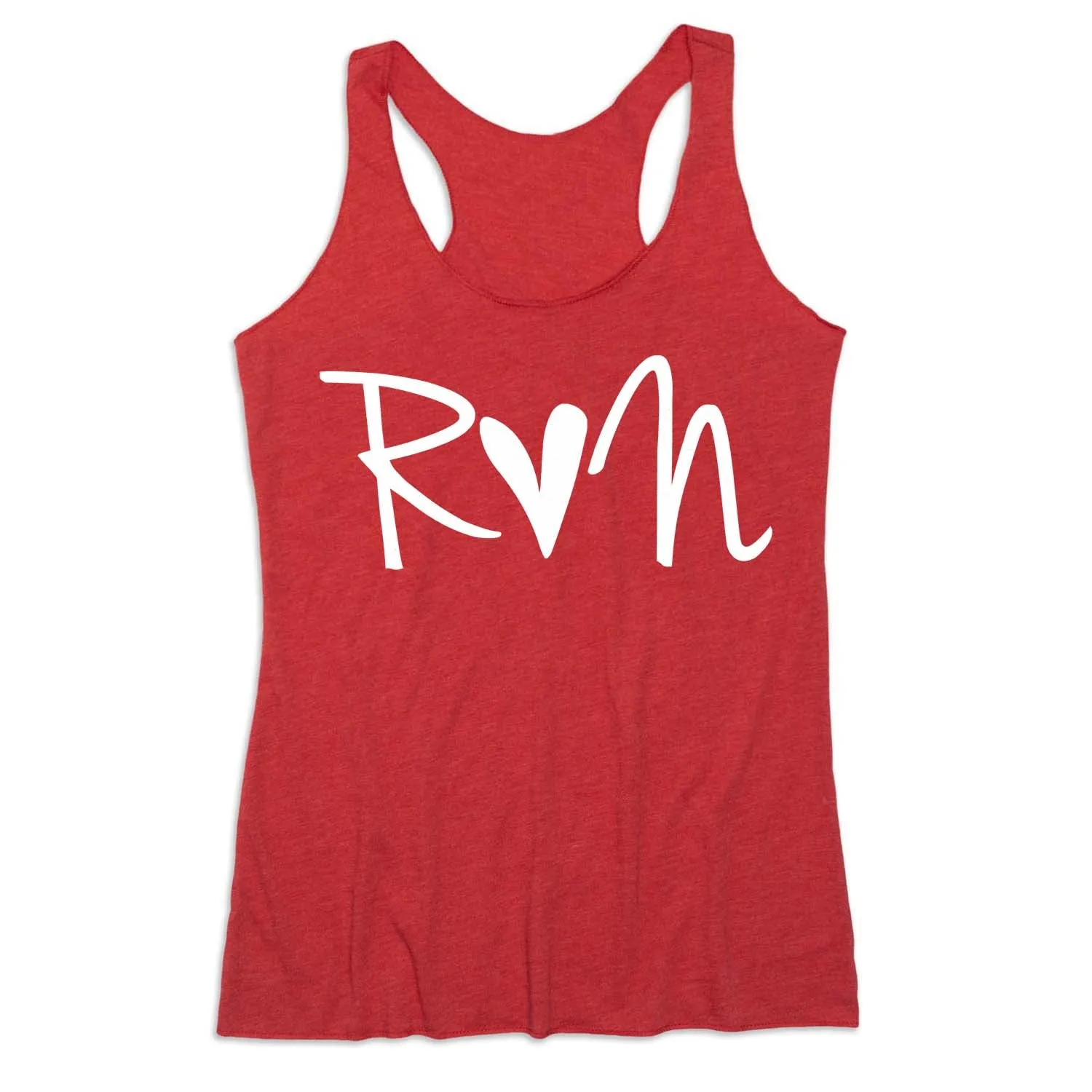 Women's Everyday Tank Top - Run Heart aluminum body