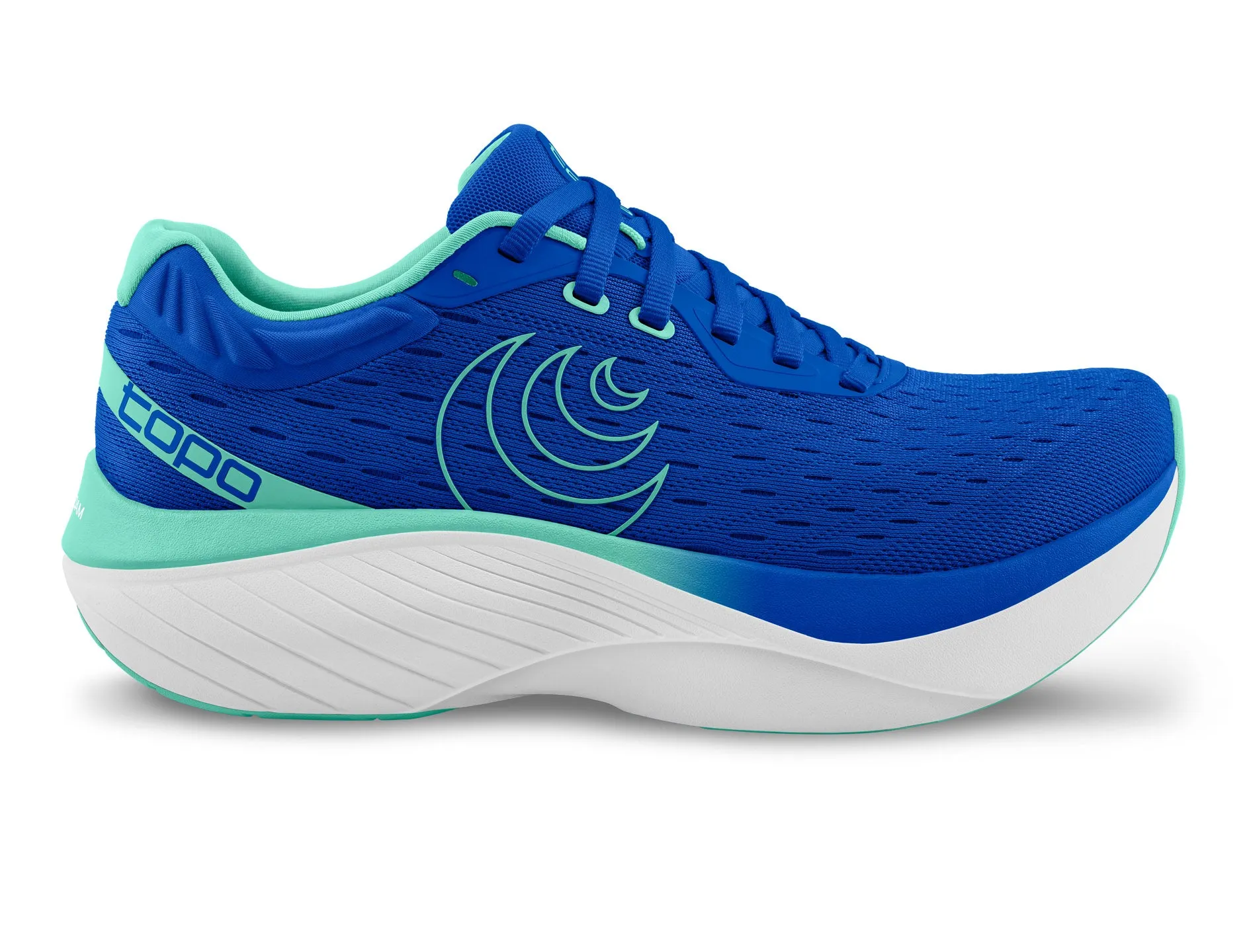 Topo Athletic | Atmos | Women's | Blue/Aqua Abrasion Resistant Zones