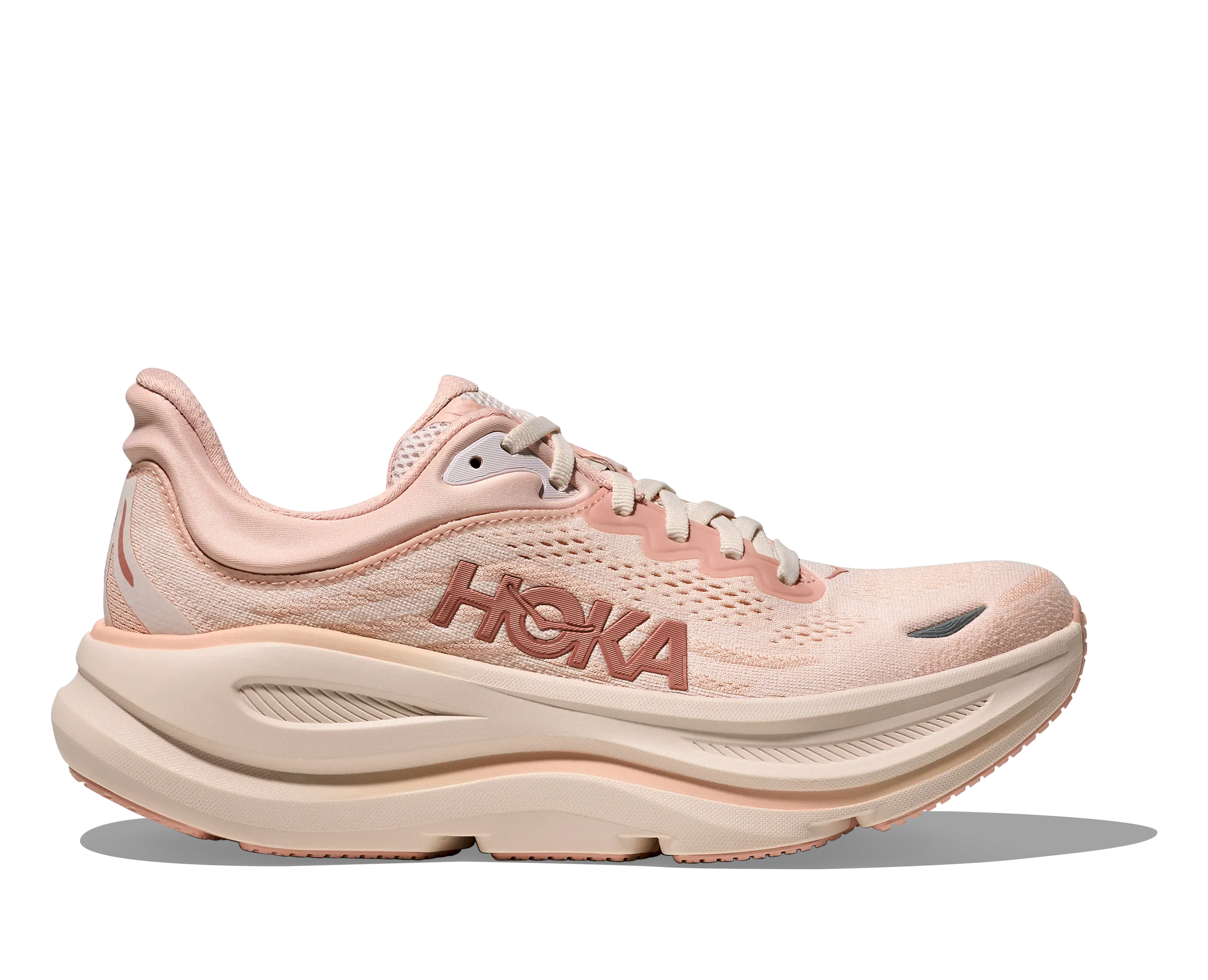 Women's Bondi 9 (RLTT - Rose Latte/Rose Cream) Flexible Tread Design beginners