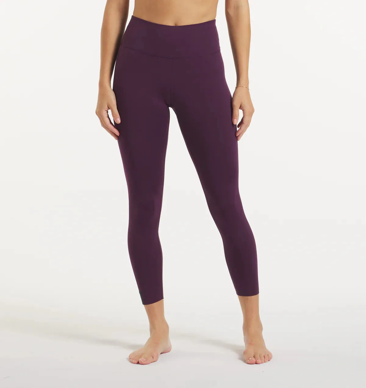 Women's Performa High-Rise Legging II [7/8] (Dark Plum) Adjustable Fastenings Business Attire