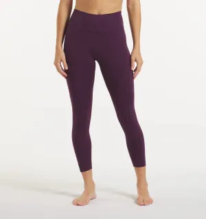 DoubleLayeredHem Women's Performa High-Rise Legging II [7/8] (Dark Plum)