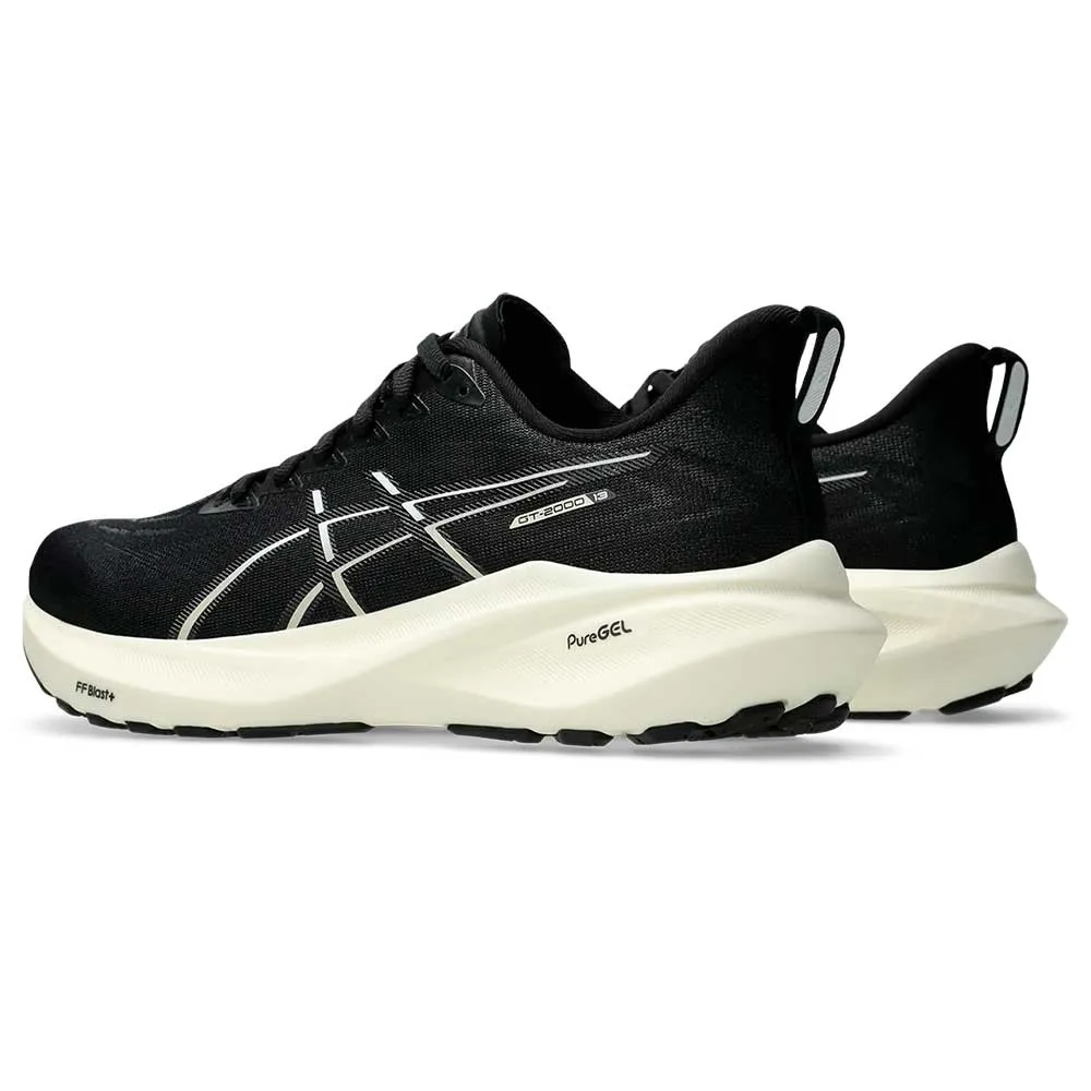 Hollow TPU Stabilizers Women's GT-2000 13 Running Shoe - Black/White - Wide (D)