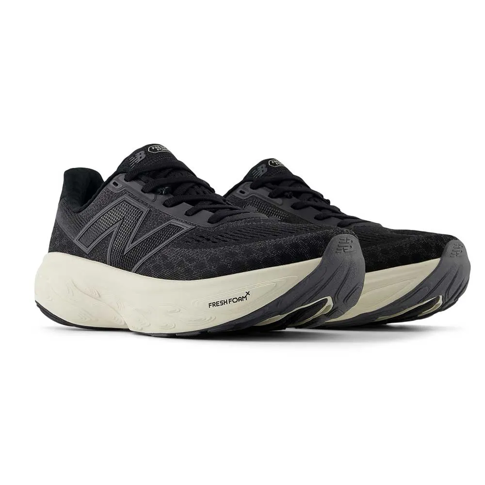 Women's Fresh Foam X 1080 v14 Running Shoe - Black/Phantom - Wide (D) Impact Dispersing Technology