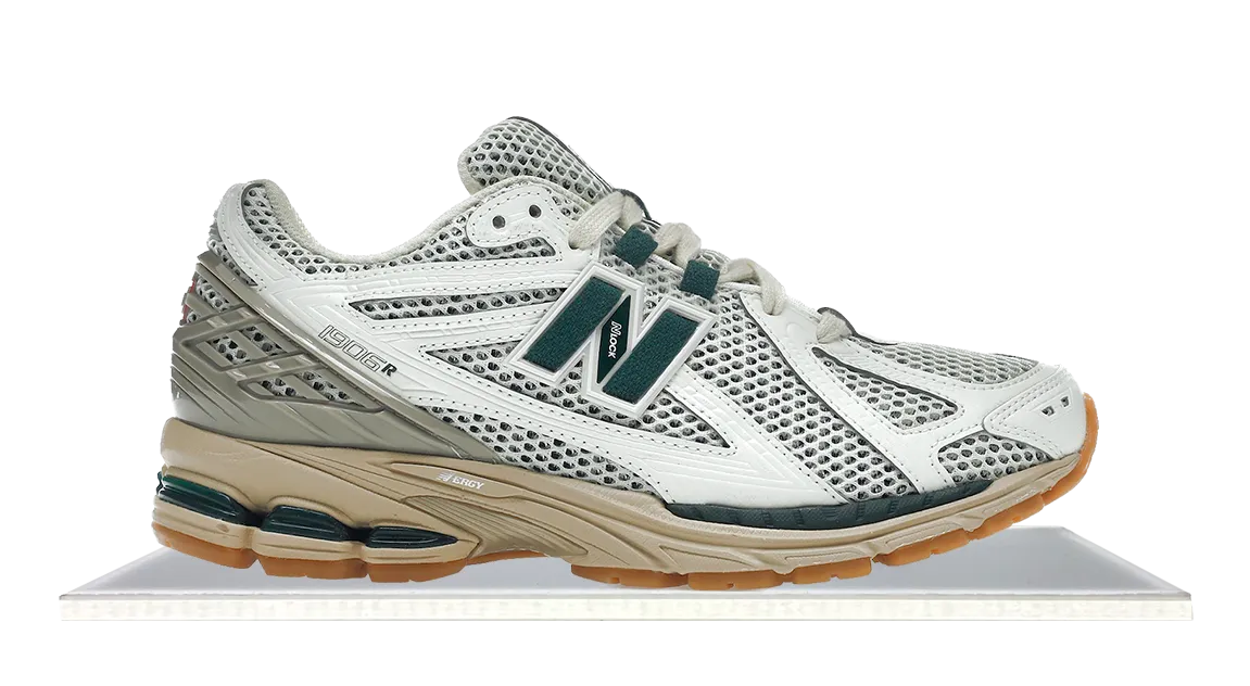 Comfortable Wear New Balance 1906R White Green Cream