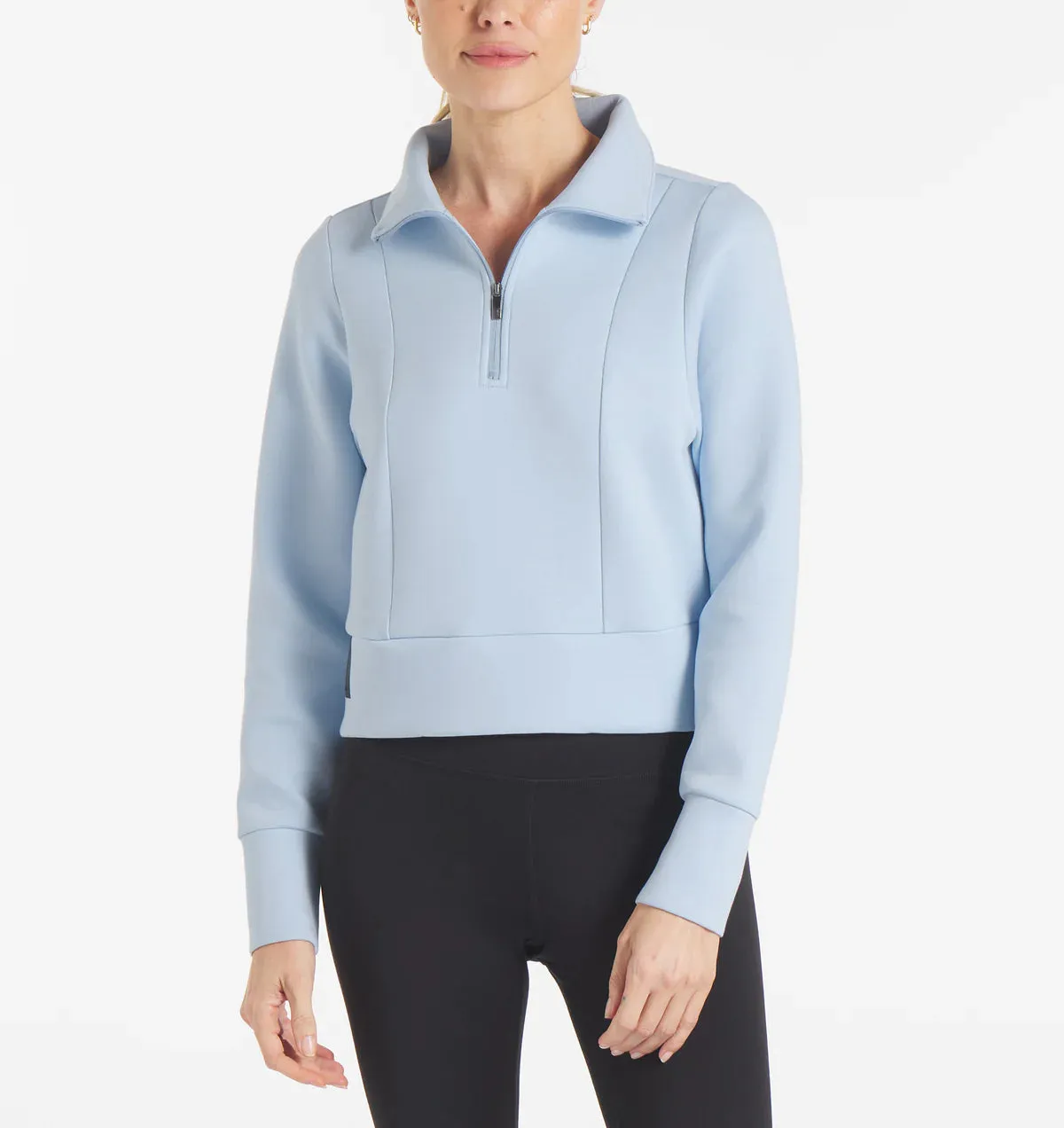 Light Pants Women's LuxBreak Half-Zip Pullover (Sky Blue)