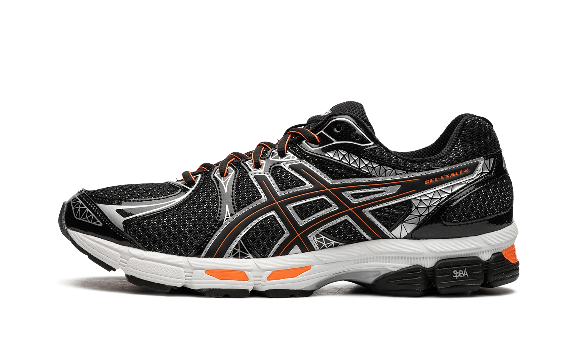 Gel Exalt 2 "Sliver Orange" Stable base Square Toe