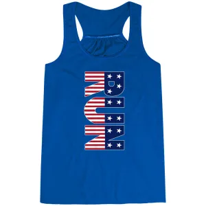 Anti Slip Grips Flowy Racerback Tank Top - Patriotic Run