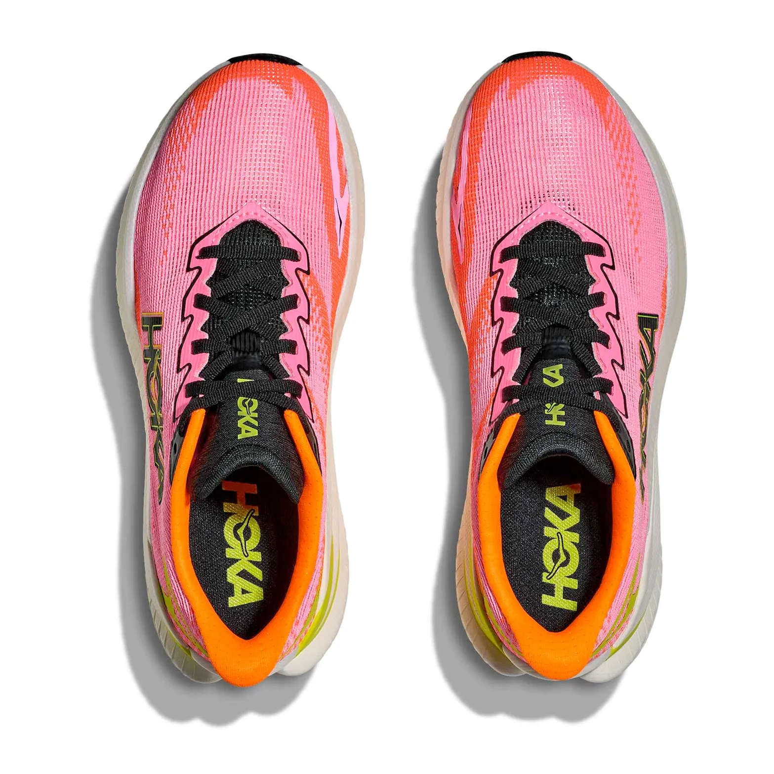multipurpose - shoes Impact Resistant Heel Counter Women's Mach X 3 Running Shoes Neon Rose / Neon Tangerine