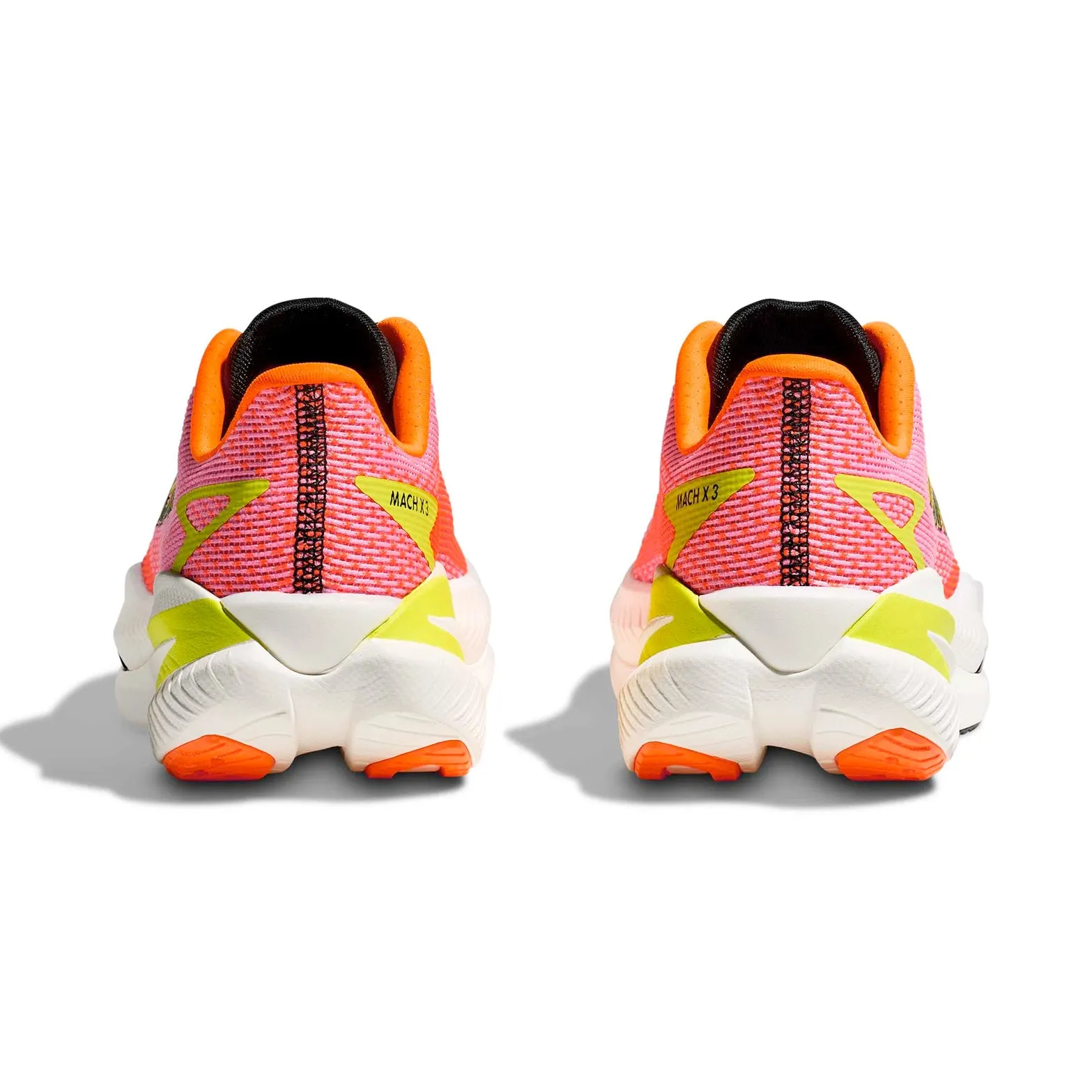 running in a 5K shoes Women's Mach X 3 Running Shoes Neon Rose / Neon Tangerine