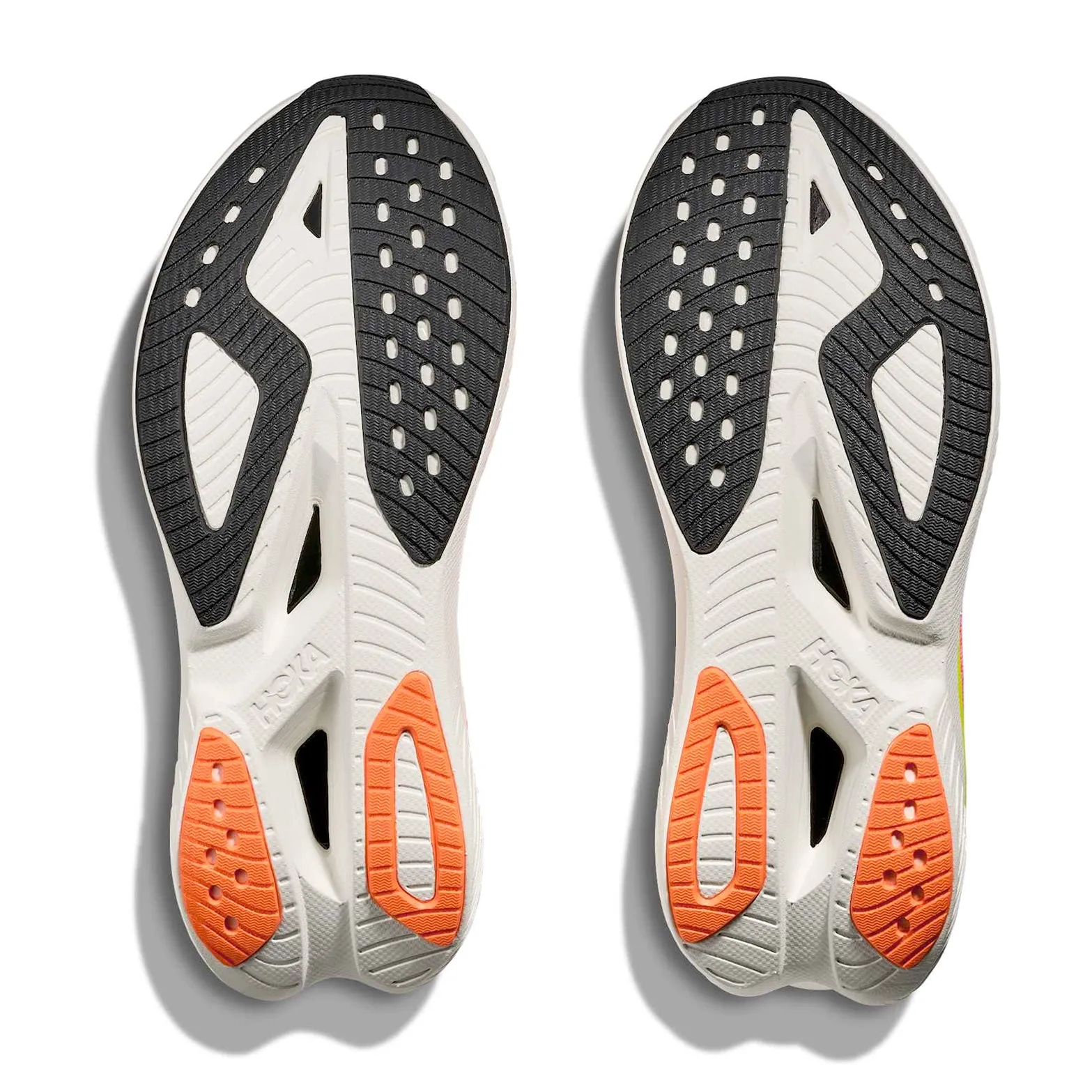 Women's Mach X 3 Running Shoes Neon Rose / Neon Tangerine reinforced - heel - area - sturdiness shoes