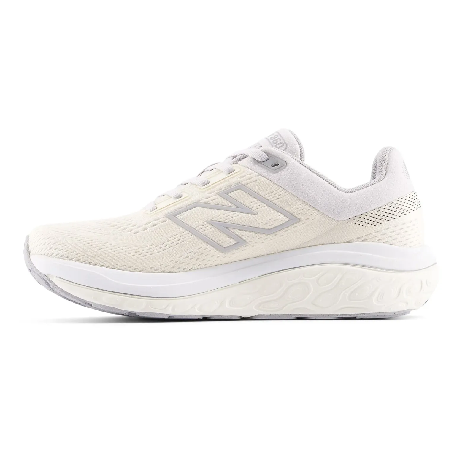 Women's 860v14 Running Shoes Angora / Grey Matter / Raincloud Tensile Reinforcements Blown Rubber