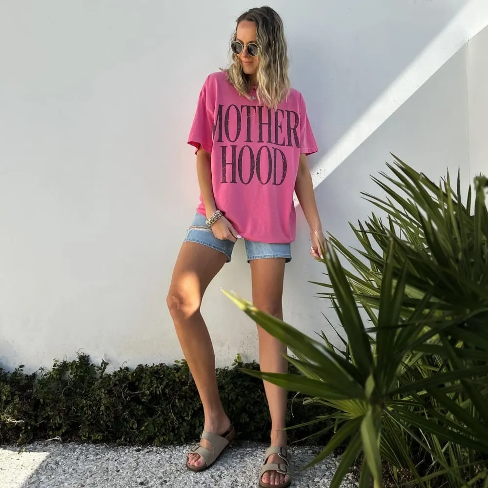 Heavyweight Weave Indoor Event Bold Motherhood - Crunchberry Tee