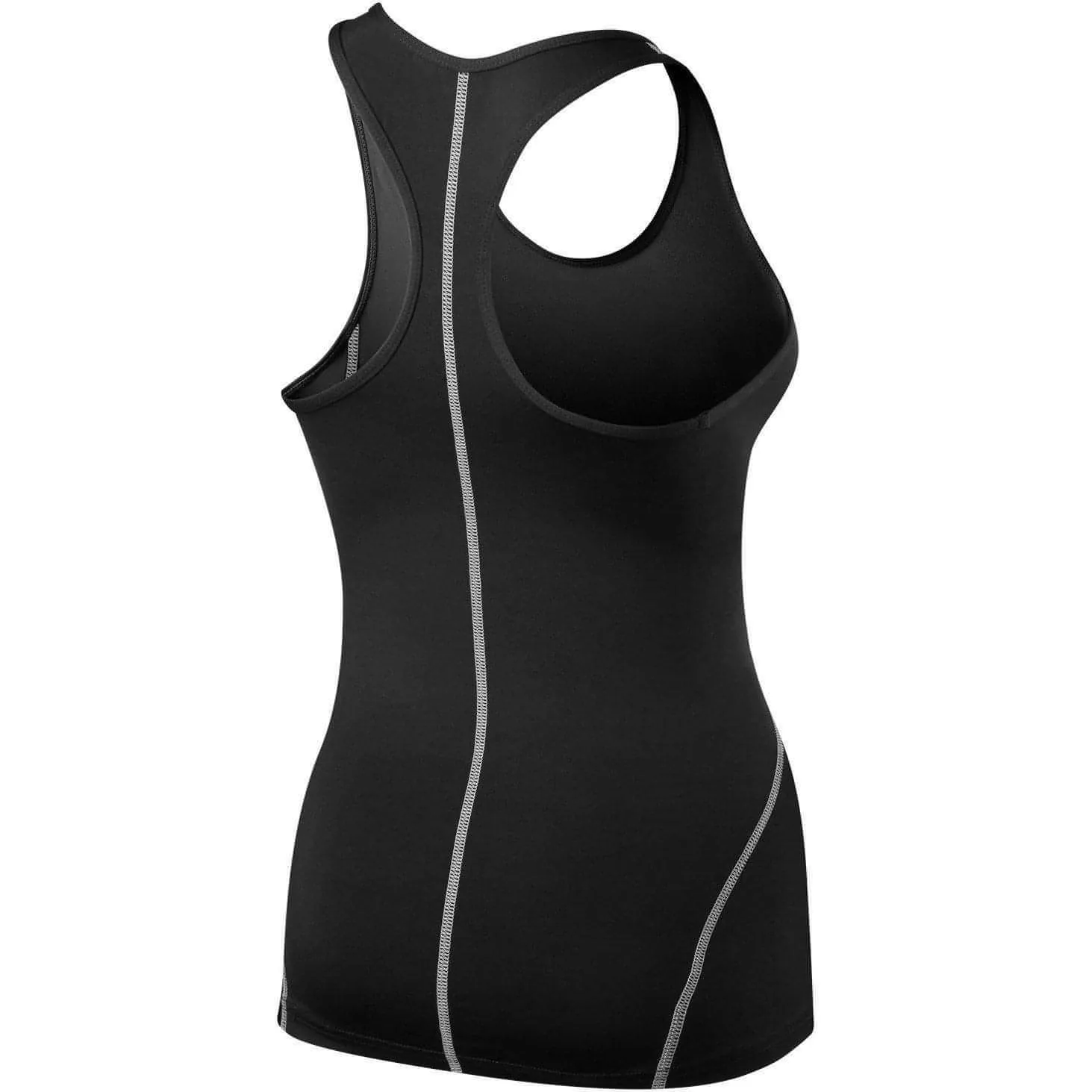 TCA Pro Performance Womens Running Vest Tank Top - Black Moisture Activated Cooling Security - enhancing