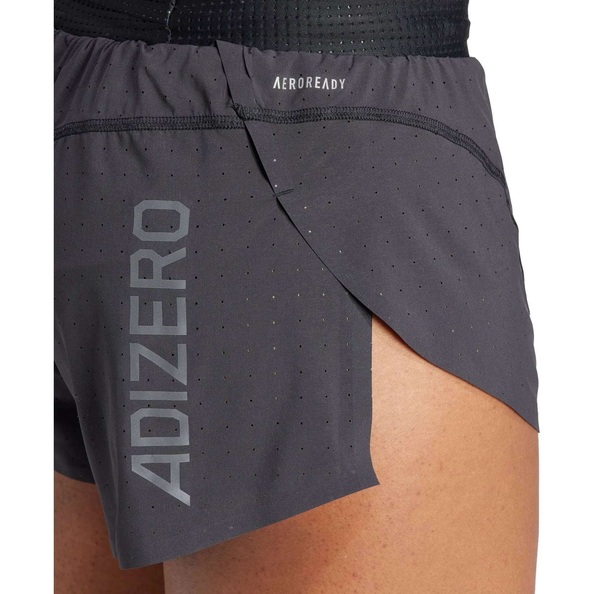 Summer Vibe adidas Adizero Womens Split Running Shorts - Black