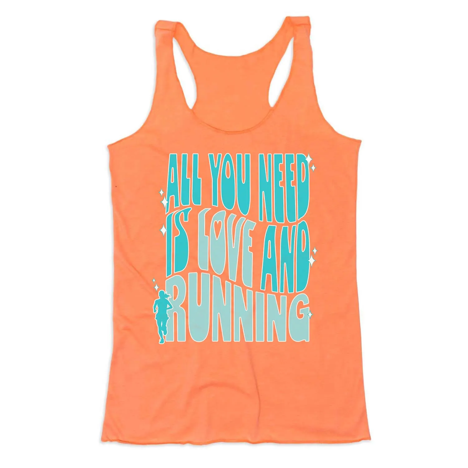 Fuel - efficient Women's Everyday Tank Top - All You Need is Love and Running