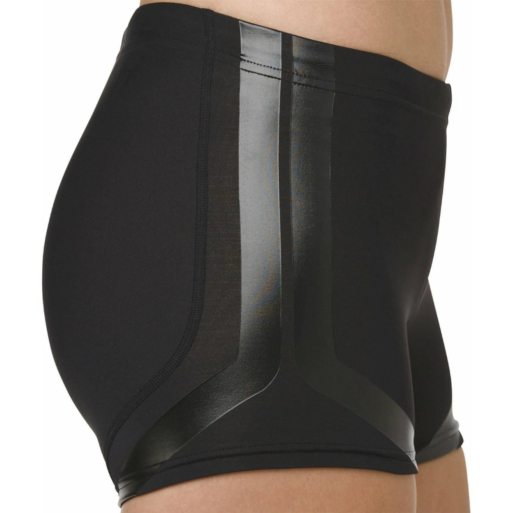 Contoured Articulation Asics Moving Womens Short Running Tights - Black